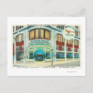 Exterior View of the Golden Pheasant Postcard