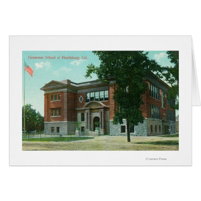 Exterior View of the Grammar School 3 (Front Horizontal)