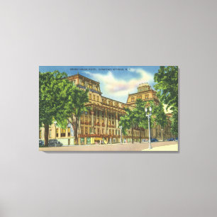 Exterior View of the Grand Union Hotel Canvas Print