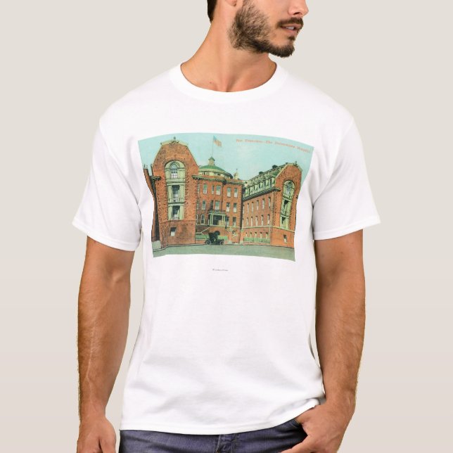 Exterior View of the Hahnemann Hospital T-Shirt (Front)