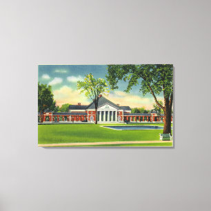 Exterior View of the Hall of Springs # 2 Canvas Print