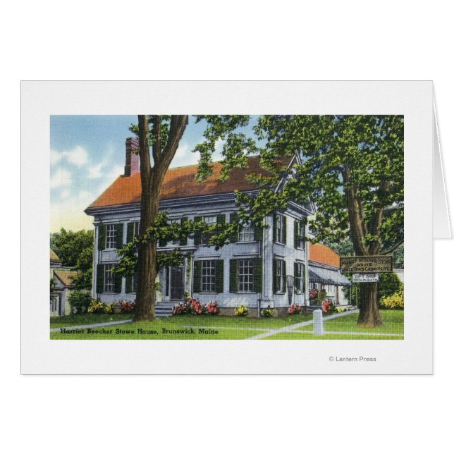 Exterior View of the Harriet Beecher Stowe House (Front Horizontal)