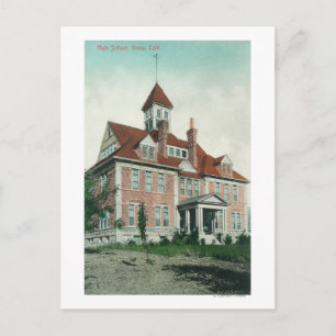 Exterior View of the High SchoolYreka, CA Postcard