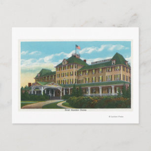 Exterior View of the Hotel Ausable Chasm Postcard