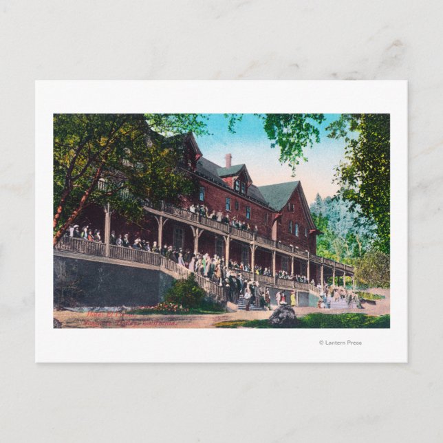 Exterior View of the Hotel El Portal Postcard (Front)