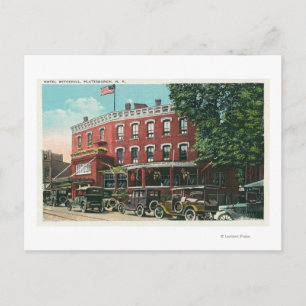 Exterior View of the Hotel Witherill Postcard