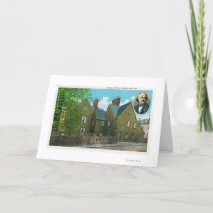 Exterior View of the House of Seven Gables # 2 Card