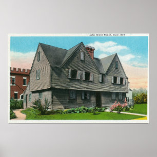 Exterior View of the John Ward House Poster