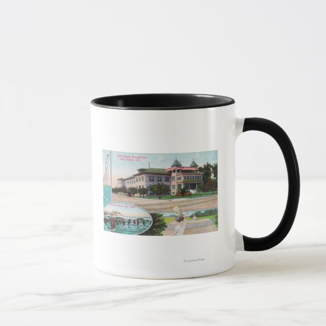 Exterior View of the Long Beach Sanitarium Mug (Right)