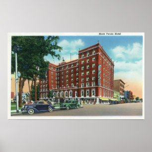 Exterior View of the Mark Twain Hotel Poster