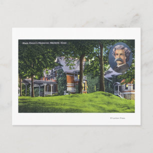 Exterior View of the Mark Twain Memorial # 2 Postcard