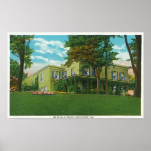 Exterior View of the Marshall House Poster