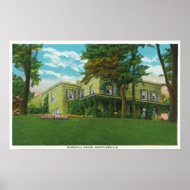 Exterior View of the Marshall House Poster (Front)