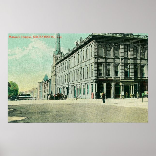 Exterior View of the Masonic Temple 2 Poster (Front)