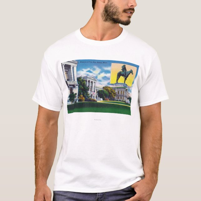 Exterior View of the Museum of Fine Arts T-Shirt (Front)