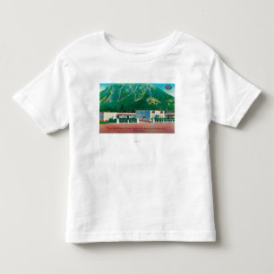 Exterior View of the North Bend Auto Court Toddler T-shirt