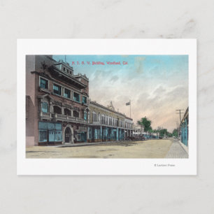 Exterior View of the NSGW BuildingWoodland, CA Postcard