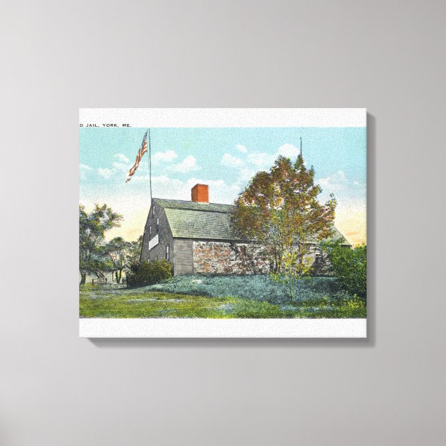 Exterior View of the Old Jail Canvas Print (Front)