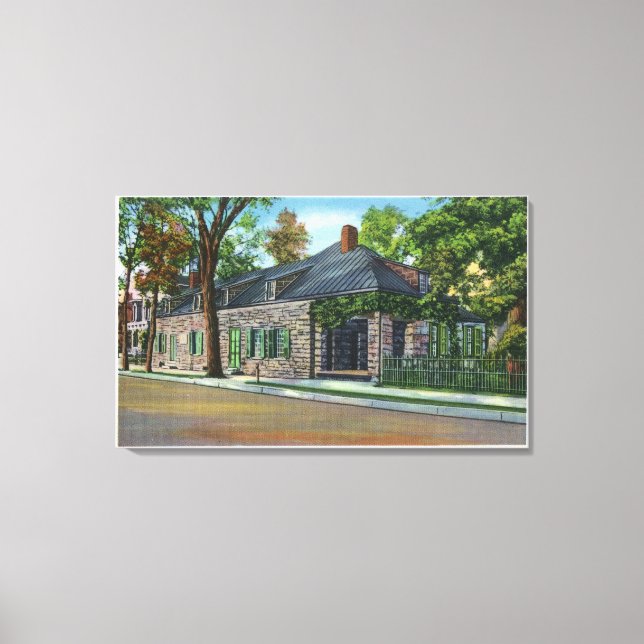 Exterior View of the Old Senate House Canvas Print (Front)