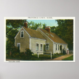 Exterior View of the Oldest House in Town # 2 Poster