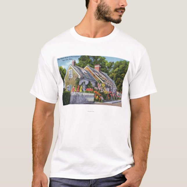 Exterior View of the Oldest House in Town T-Shirt (Front)