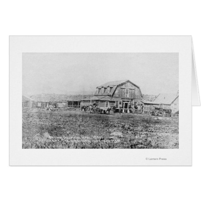 Exterior View of the Original Occidental Hotel (Front Horizontal)