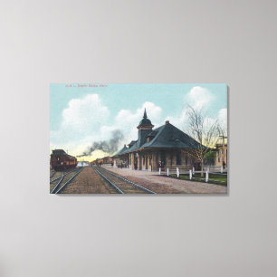 Exterior View of the OSL Depot Boise, ID Canvas Print