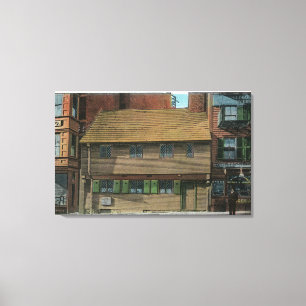 Exterior View of the Paul Revere House # 3 Canvas Print