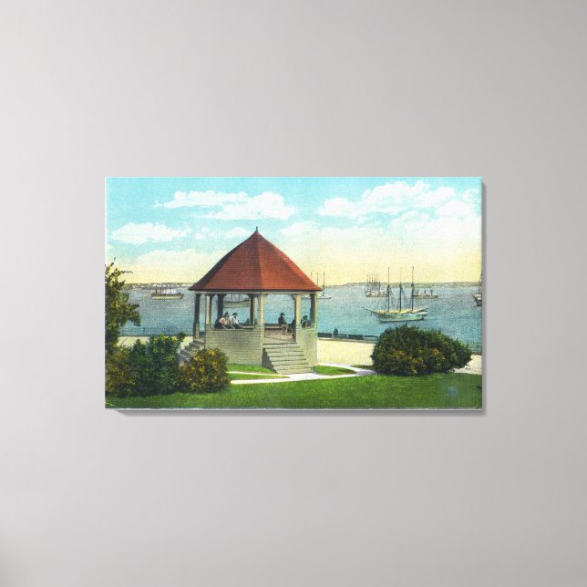 Exterior View of the Pearl of Orr's Island Canvas Print (Front)