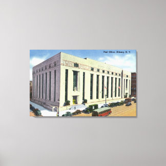 Exterior View of the Post Office # 2 Canvas Print