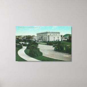 Exterior View of the Presidio Terrace Canvas Print