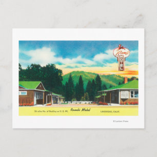 Exterior View of the Rambi MotelLakehead, CA Postcard