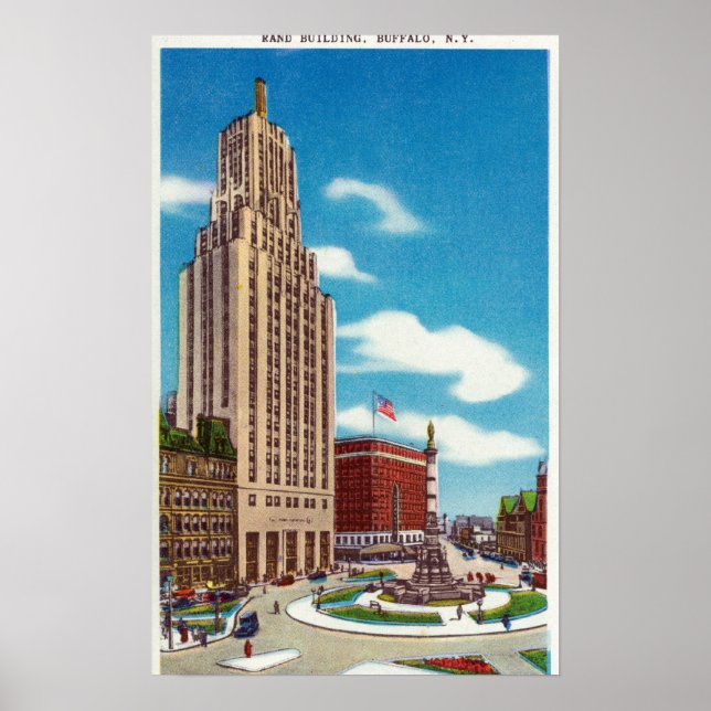 Exterior View of the Rand Building Poster (Front)