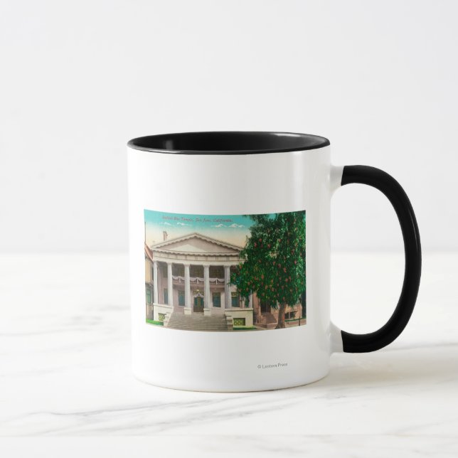 Exterior View of the Scottish Rite Temple Mug (Right)