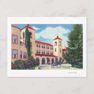 Exterior View of the Sonoma Mission Inn Postcard