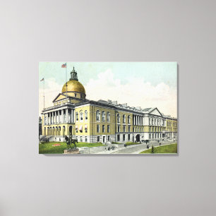 Exterior View of the State House # 2 Canvas Print