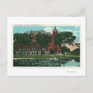 Exterior View of the State Normal School Postcard