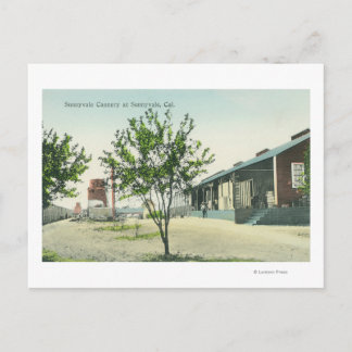Exterior View of the Sunnyvale Cannery Postcard