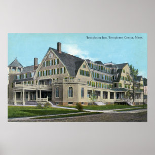 Exterior View of the Templeton Inn Poster