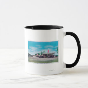 Exterior View of the Tourist Motor Court Mug