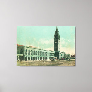Exterior View of Union Ferry Depot Canvas Print