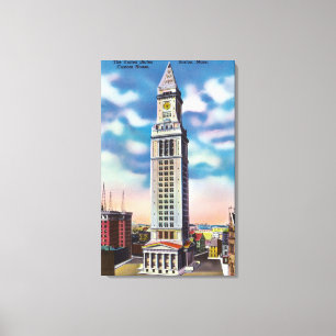Exterior View of US Custom House Canvas Print