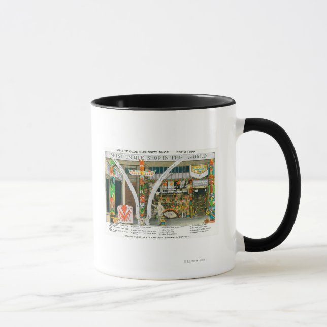 Exterior View of Ye Olde Curio Shop, Whale Mug (Right)