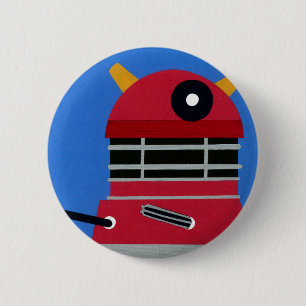 EXTERMINATE 2 INCH ROUND BUTTON
