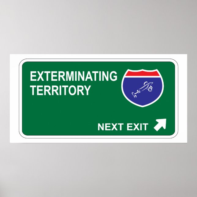 Exterminating Next Exit Poster (Front)