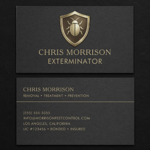 Exterminator Business Card