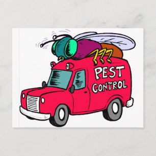 Exterminator Postcard