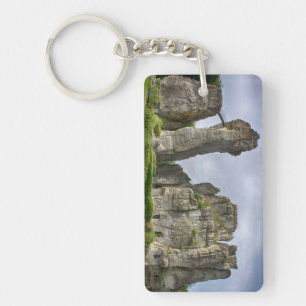 Externsteine Teutoburg Forest Germany Keychain