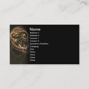 Exterra Fractal Artwork Business Card