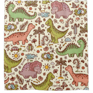 Extinct animals. Prehistoric Reptiles. Cute Cartoo